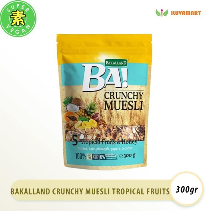 

PastikanTerjaminMutunya- Bakalland BA! Crunchy Muesli 300g All Varian Granola With Honey Sereal