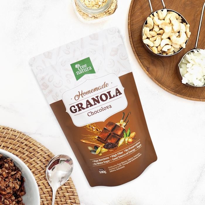 

PastikanTerjaminMutunya- Tree Natura Granola Chocolova 500gr (Dark Chocolate)