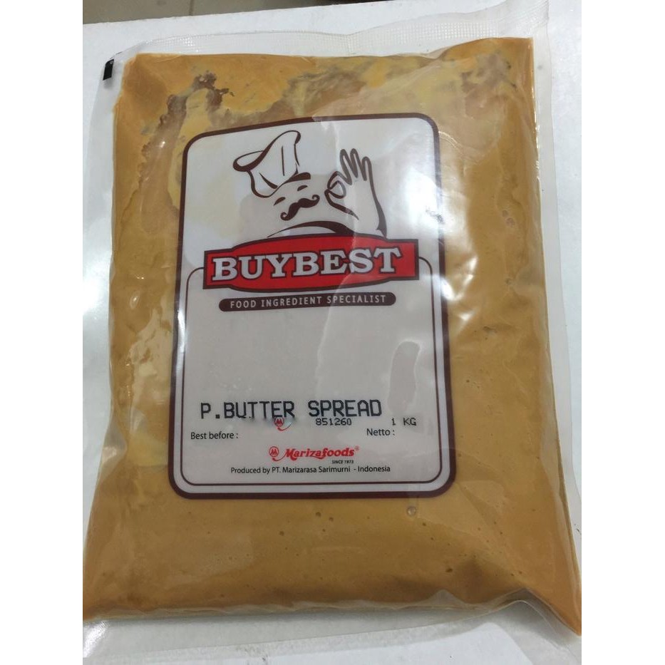 

PastikanTerjaminMutunya- Selai Peanut Butter Spread Mariza Bestbuy Topping Filling kacang 1 kg