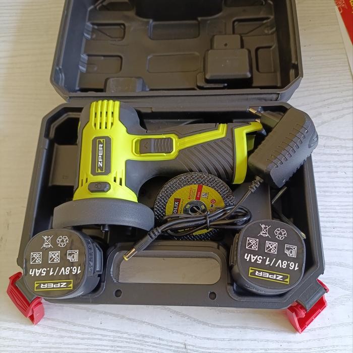 Gerinda mini 16v zper lengkap