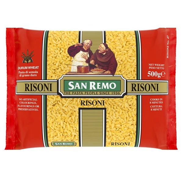 

SemuAReadyYaB0Zq- San Remo Pasta Risoni 500 g
