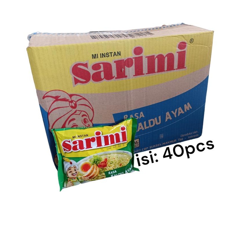 

SemuAReadyYaB0Zq- Mie Instant SARIMI Rasa Kaldu Ayam 1 Dus