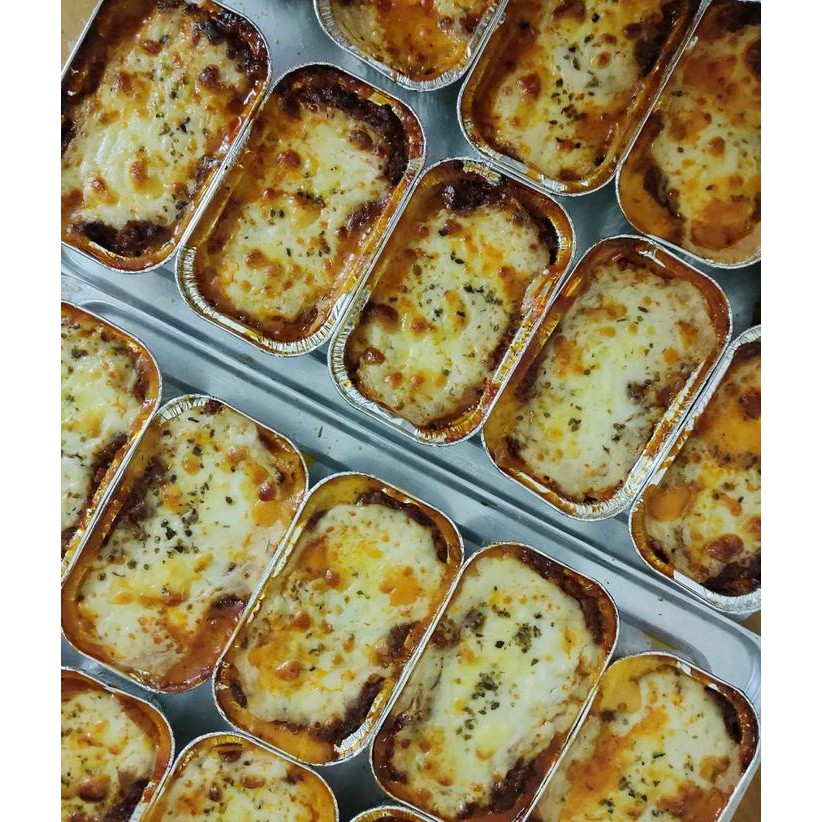 

SemuAReadyYaB0Zq- Mini Baked Fusilli Bechamel Carbonara / Pasta Keju Panggang Kecil
