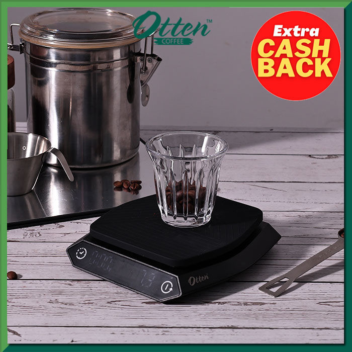 Timbangan Kopi Digital - Coffee Scale 2 Brew Methods for Hand Drip - Otten KC201