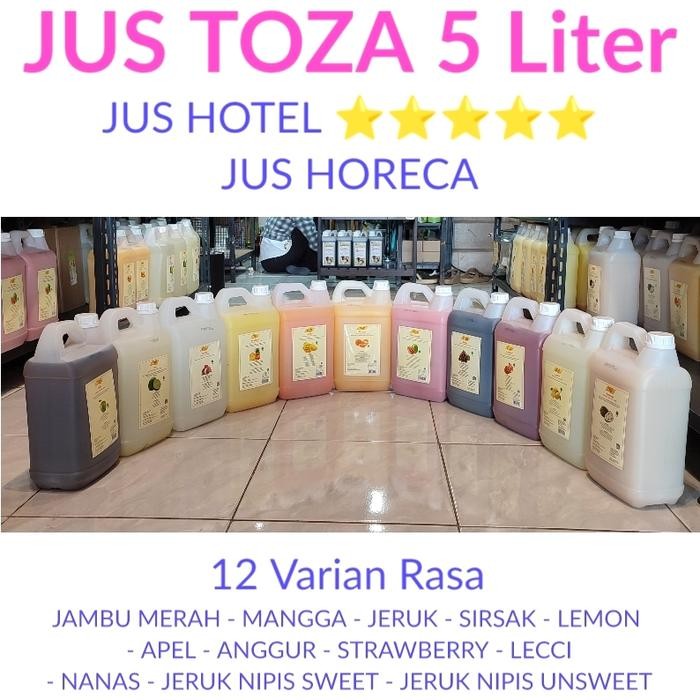 

BnyKpilihAnSkrG- Jus TOZA 5 liter Rasa Jeruk