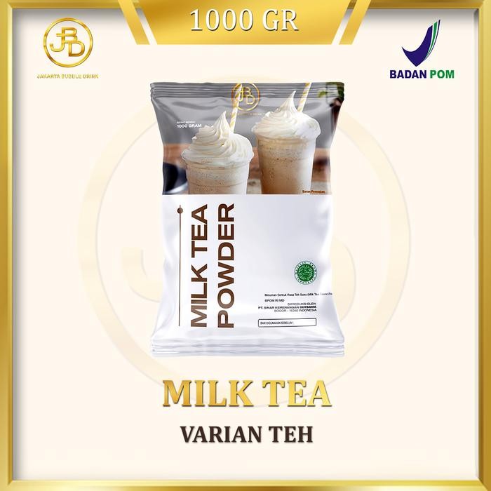 

BnyKpilihAnSkrG- Bubuk Minuman Premium Milk Tea 1Kg Jakarta Bubble Drink