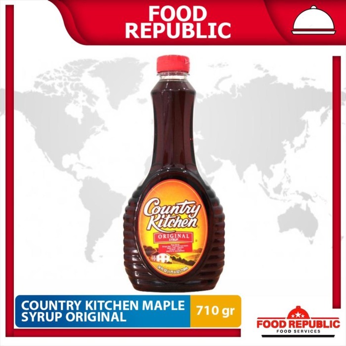 

BnyKpilihAnSkrG- Country Kitchen Maple Syrup Log Cabin 710 GR Sirup Jagung / Corn Syrup