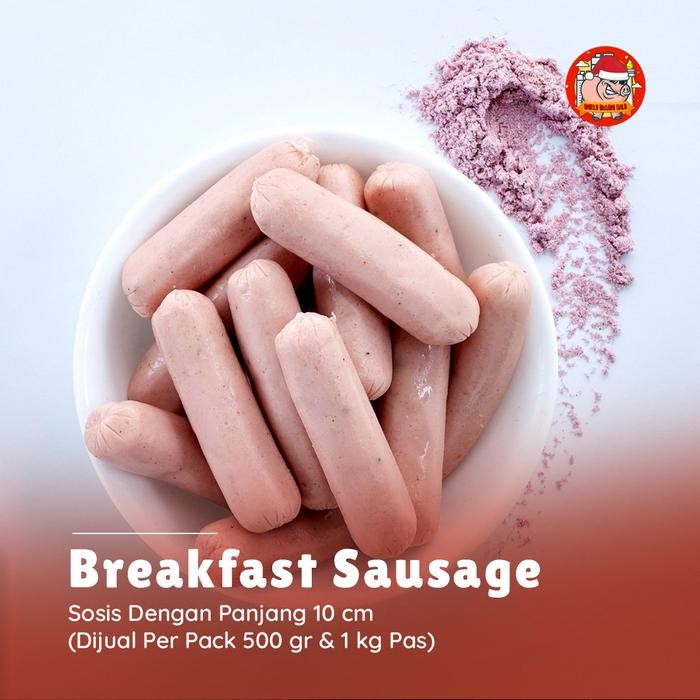 

BnyKBonusBelidiMari- BREAKFAST SAUSAGE PORK SOSIS BABI ASLI BALI 500 GRAM SUPER ENAK