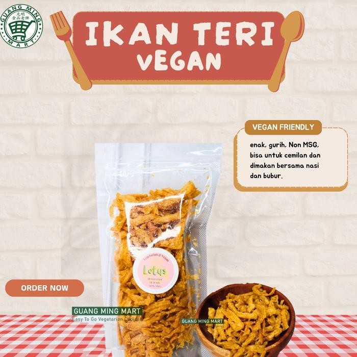 

PastiFreShNya- IKAN TERI VEGAN / LOTUS IKAN TERI VEGAN & VEGETARIAN FRIENDLY