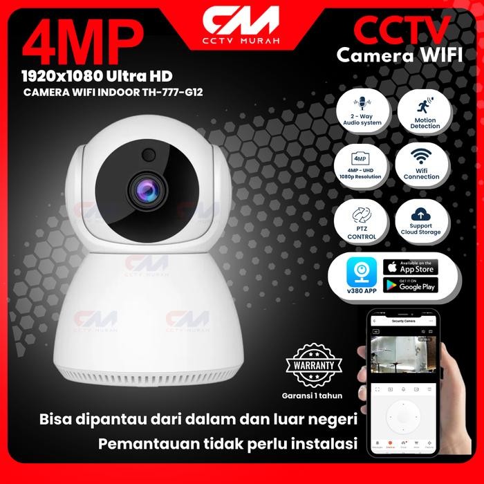 Jepret- Wireless V380 Ip Camera Mini Cctv Snowman Wifi Q7S