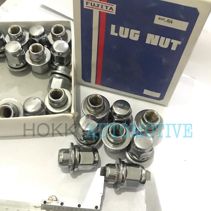 PREMIUM mur roda fujita lug nut innova yaris jazz 12 x 1,5 pendek