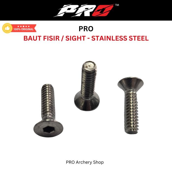 PREMIUM ARCHON BAUT ULIR SCREW BOLT FISIR / BAUT MUR SIGHT STAINLESS STEEL PART ALAT BIDIK BUSUR