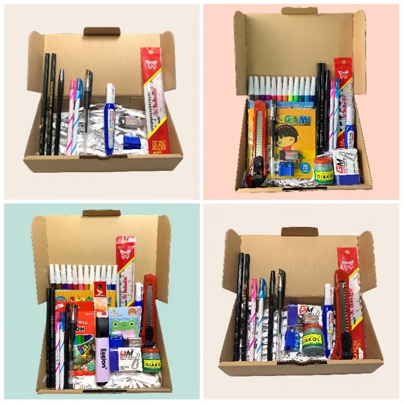 

PROMO / [STATIONERY BOX] SET ALAT TULIS LENGKAP GIFT HAMPERS KADO HADIAH UNIK LUCU MURAH