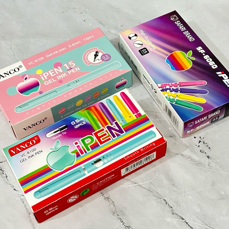 

PROMO / 1 LUSIN 12 PCS Gel Pen Pulpen Ipen X 0.5mm