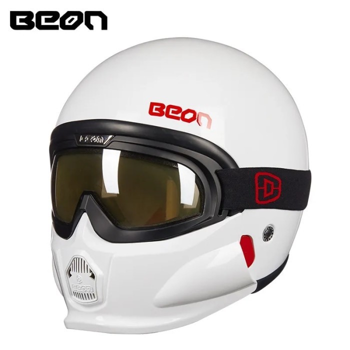 BEON B703 vintage motorcycle helmet beon modular retro helmets Moto