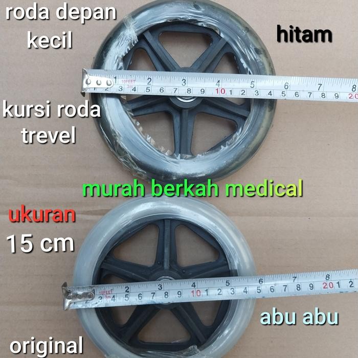 Roda 6 inchi kursi roda diameter 15 cm original murah sekali
