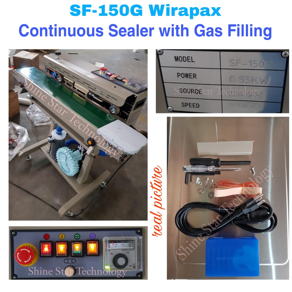 WIRAPAX Continuous Sealer with Gas Blower SF-150G WIRAPAX