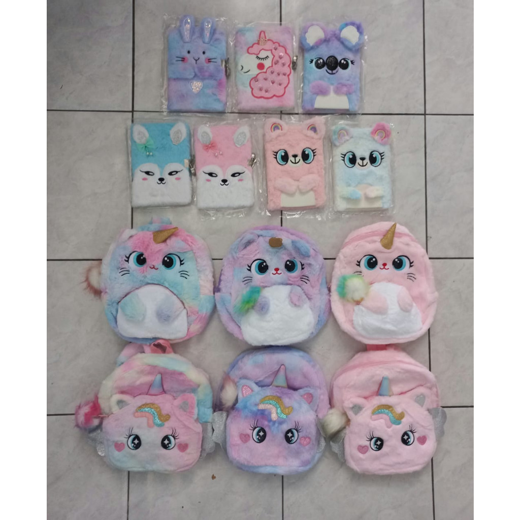 

Notebook FUR Bulu Buku Agenda Diary Book BULU bunny