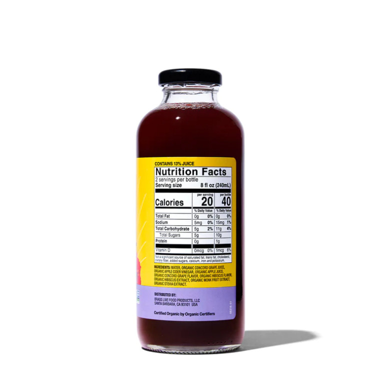 

GG Organic Apple Cider Vinegar Rreshers Concord Grape & Hibiscus 47l (Siap Minum)