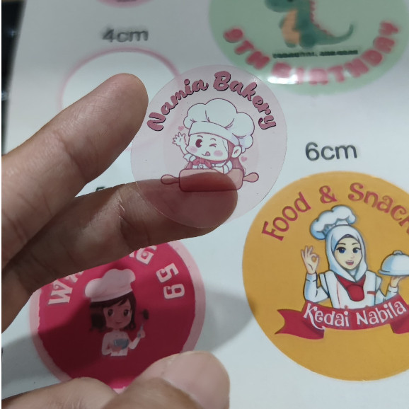 

(PAKET 1 PCS) CETAK STIKER LABEL KAN MAKANAN MINUMAN JUALAN SIAP PAKAI ST11