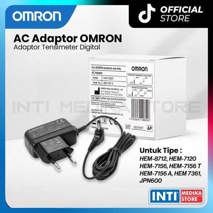 OMRON - AC Adaptor Baterai Adaptor Tensi Omron Adaptor Omron ORIGINAL
