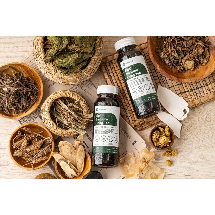 

Herbaleo Triple Pack Eight Treasure Liang Tea 250ml Liang Teh Memabantu Meredakan Panas Dalam