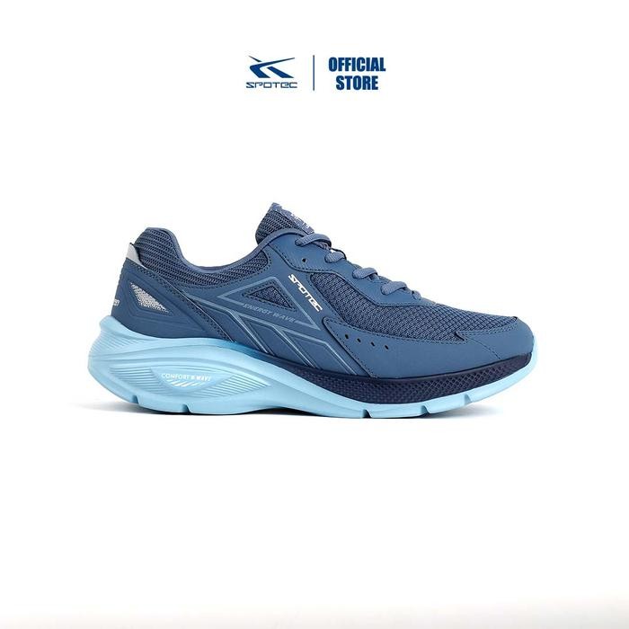 Spotec Running Easton Sepatu Lari Pria Wanita Biru Muda - Biru Muda *