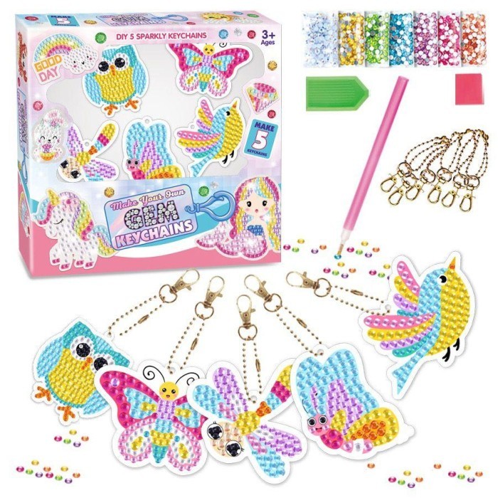 

DIY Gem ly Keychains Gantungan Kunci Akrilik Karakter