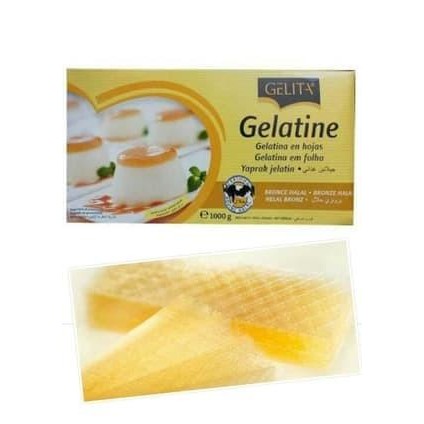 

GELATIN SHEET OF GERMAN HALAL / GELATINE SHEET - 50GRAM