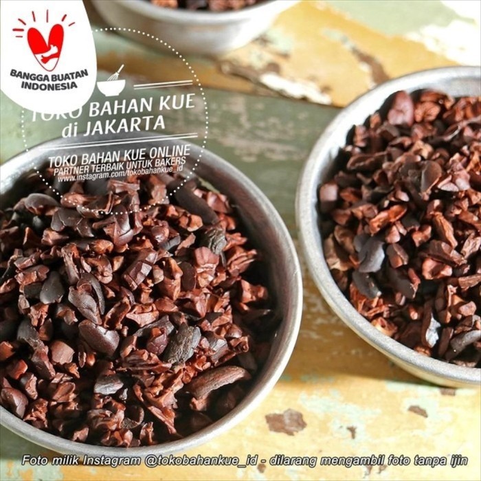 

PURE COCOA - RAW CACAO NIBS 250GR COKELAT MURNI BIJI KAKAO COKLAT