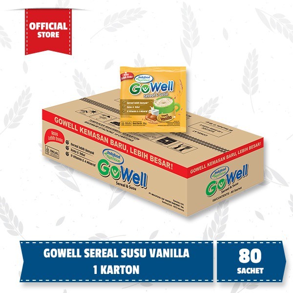 

Gowell Sereal Susu RENCENG CARTON