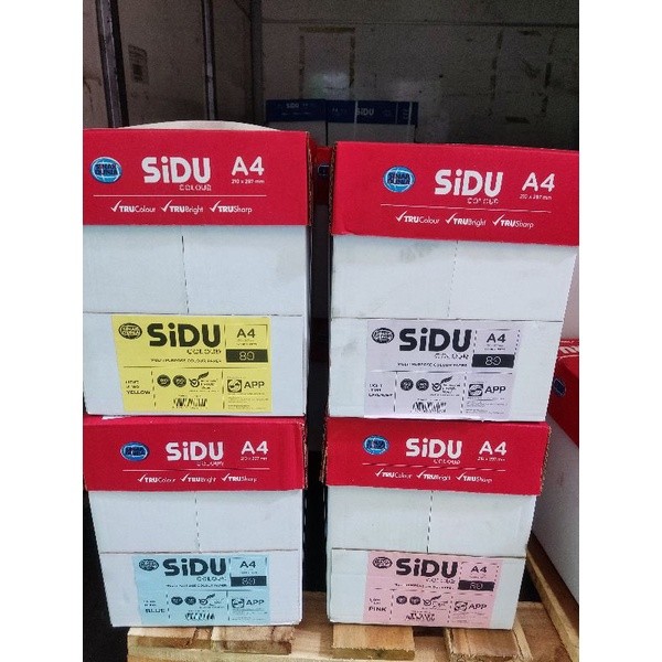 

Kertas Warna A4 80 Gram SIDU