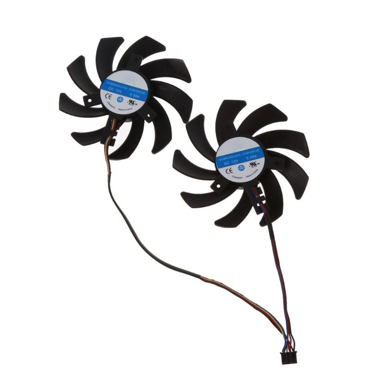 2pcs/set New CF9010H12S RX 480/470 VGA GPU Cooler Graphics Fan For XFX R9 390X/390 8G RX480 RX470 Vi