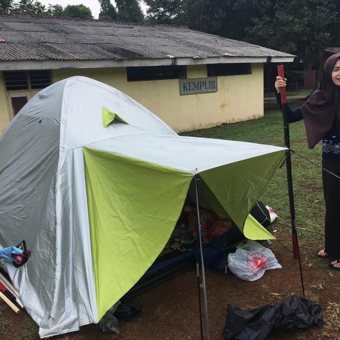 terbaru  tenda bnix 032 kapasitas 8 orang - doubel layer ready