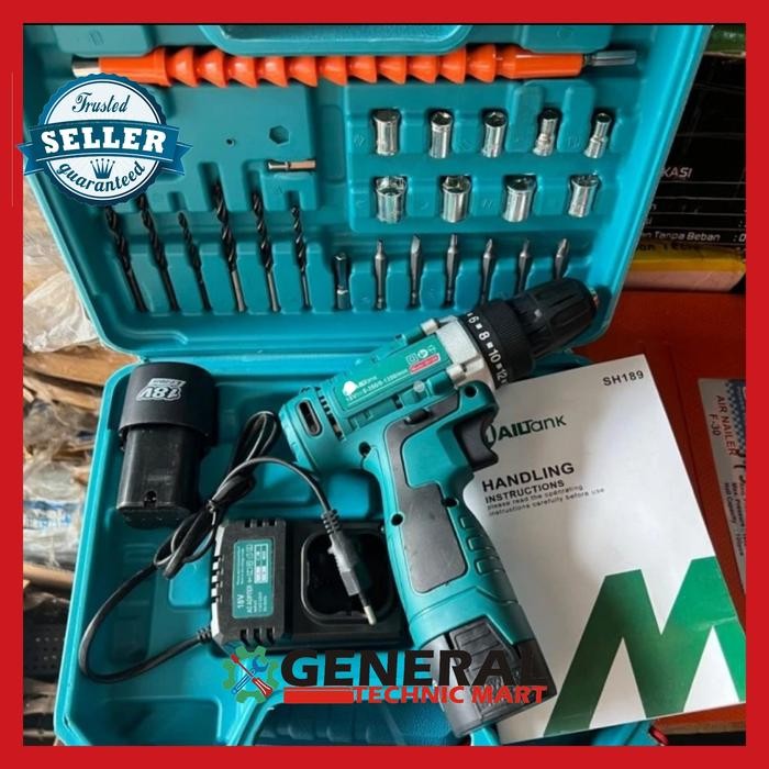 MESIN BOR BATERAI 18V MAILTANK/ CORDLESS DRILL MODEL BOSCH