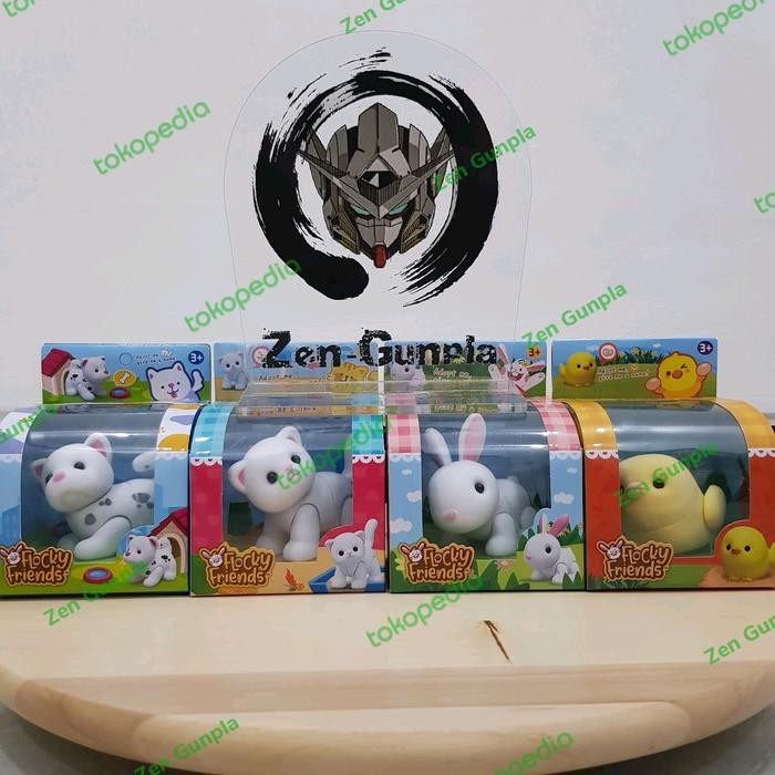 Apolo Flocky Friends Mainan Anak Toys Chick Cat Dog Rabbit
