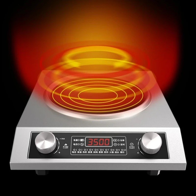 220V Induction Cooker Household High Power 3500W Concave Induction Cooker Hob Cooktop Induction Cook