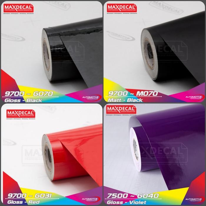 PROMO.. STIKER SKOTLET MOTOR 1 ROLL STIKER MOBIL MAXDECAL L 45CM X P 15 METER