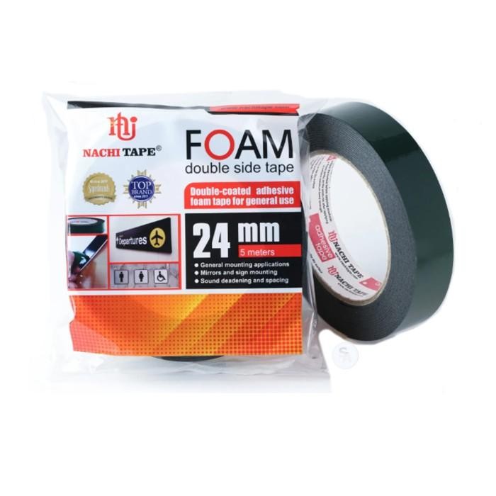 

{{{{}}] isolasi Double dobel side sided PE Foam tape 1 inch 24mm