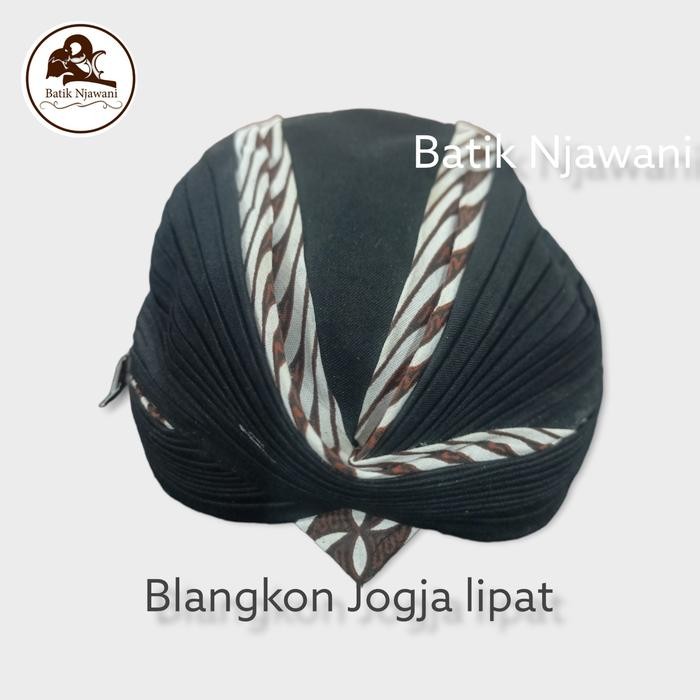 Ikonik- Blangkon Jogja Dewasa /Blangkon Adat Jawa Jogja /Iket Udeng Blangkon