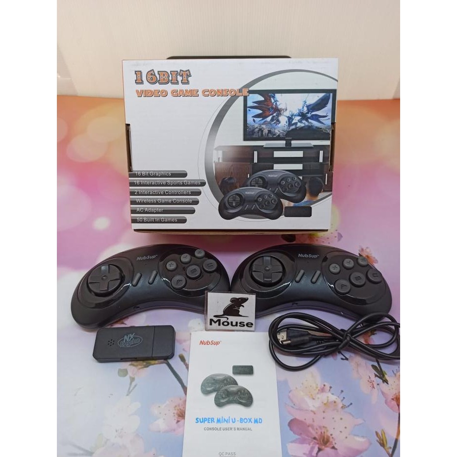 Sega Clone Super Mini Video Tv Game 16 Bit #Gratisongkir