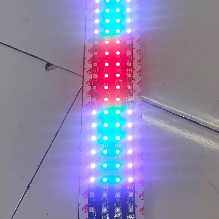 Strobo Lampu Led Hiasan Mobil Semi Wave 32 Mode Car