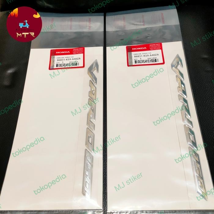 Emblem Vario 150 2015-2017 Original - Asli