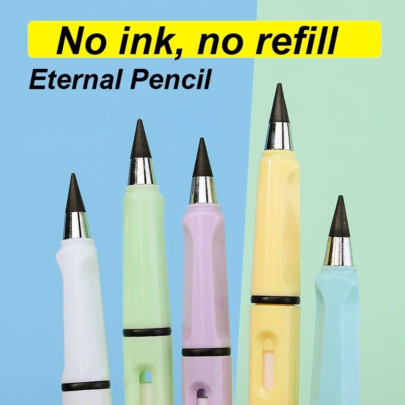 

1 Pc Colorful Eternal Pencil Set 2B Art Sketch Painting Unlimited Writing Pencils Magic Erasable