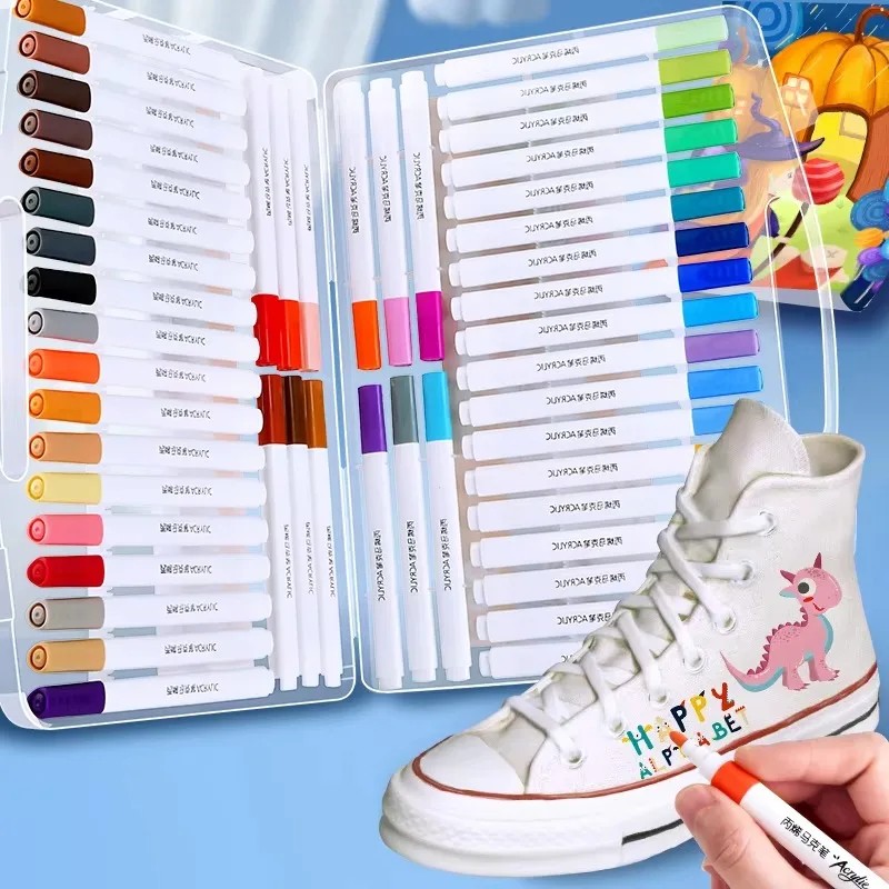 

12 24 36 48 60 Color Manga Sketch Marker For Kids Graffiti Art Watercolor Pen For School Supplies