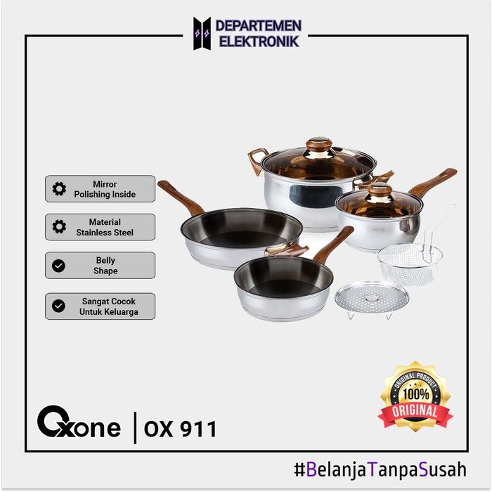 Terbaru Oxone 911 Basic Panci Set Oxone