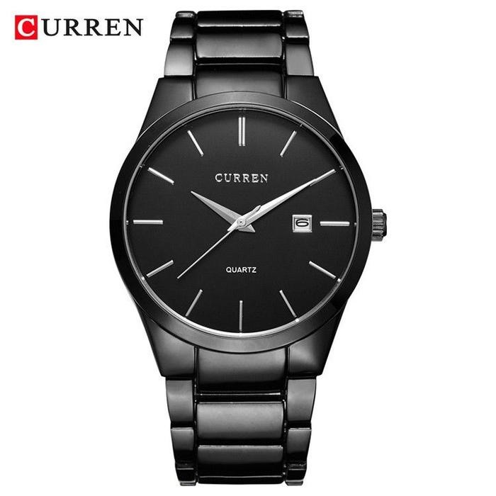 Zylo- Jam Tangan Pria Analog Tali Stainless Steel Curren 8106