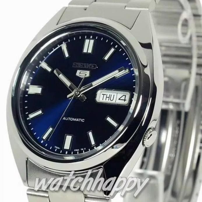 Zylo- Jam Tangan Pria Seiko 5 Snxs77K1 Original Blue Dial Garansi Bestseller