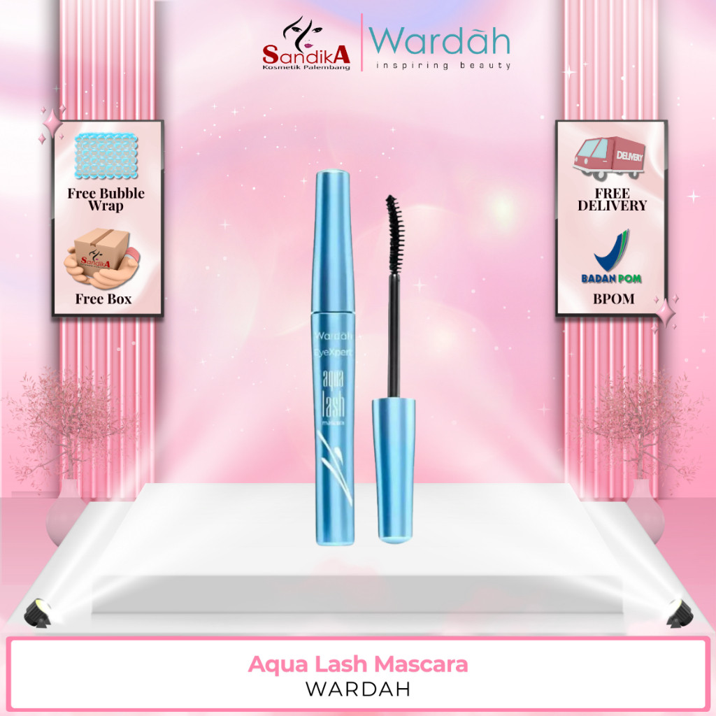 WARDAH EYEXPERT AQUA LASH MASCARA/MASKARA WARDAH/MASKARA WATERPROOF