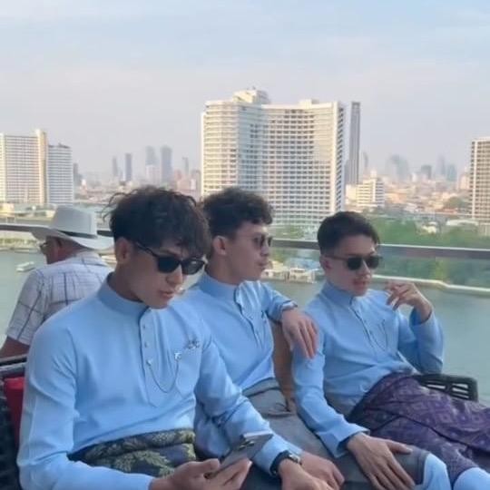 STELAN BAJU MELAYU CEKAK MUSANG/STELAN PAKAIAN ADAT TRADISIONAL MELAYU PRIA DEWASA BAHAN BALOTELLI